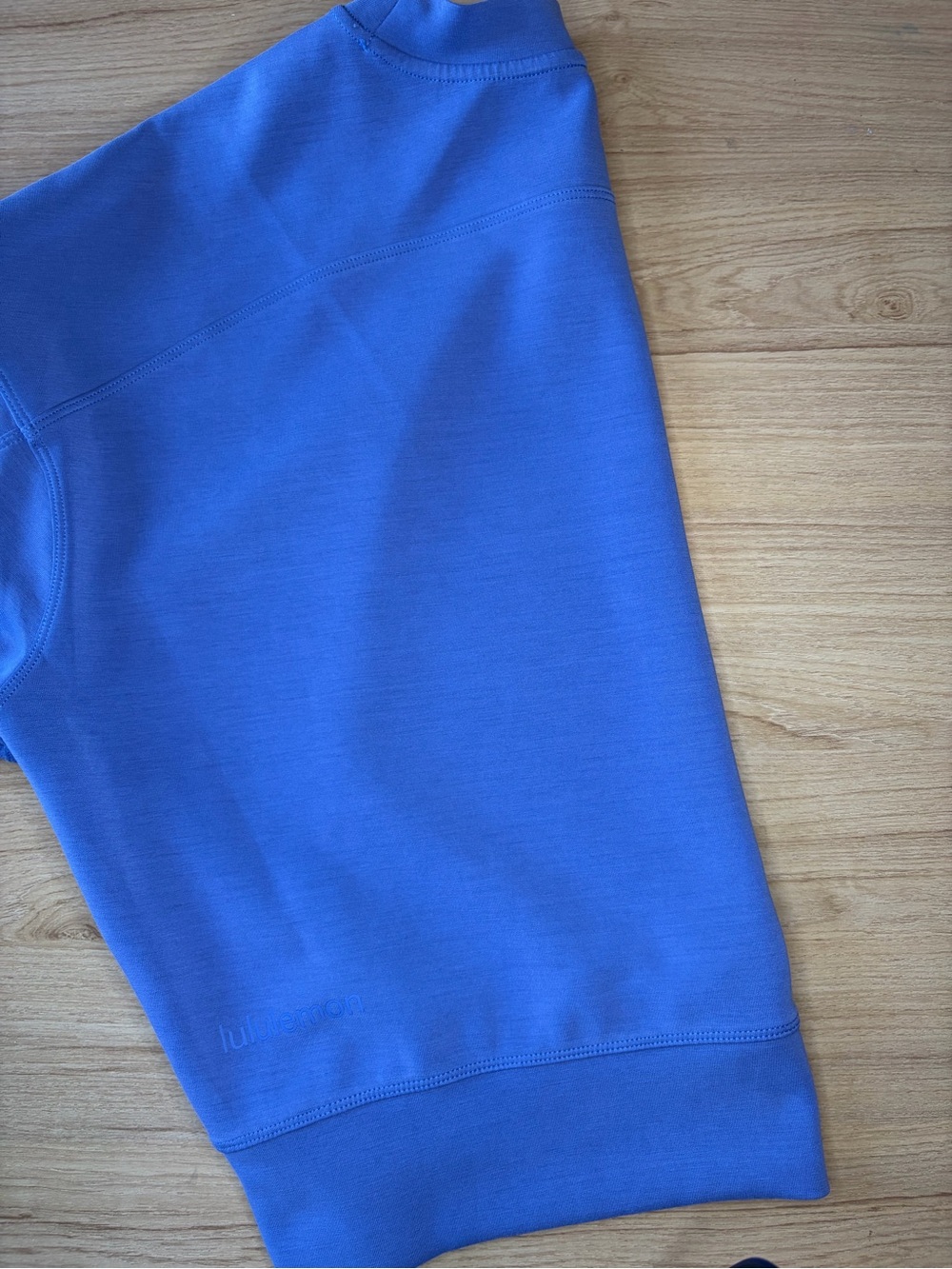 Lululemon Perfectly Over Sized Crewneck Sweatshirt Periwinkle Blue Size 8 Flawed